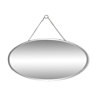 Miroir ovale biseauté - 61 x 33 cm