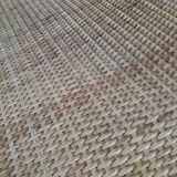 Chest of drawers in wicker and rattan