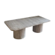 Olympia rectangular natural travertine coffee table - 120x60