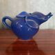 Antique elephant teapot blue ceramic vintage collection