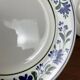Set of 6 Churchill England dessert plates, flower pattern, 1970
