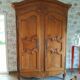 Antique wardrobe from the late 19th century, fully restored in 1989.