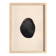 Painting on "pebble" black paper signed Eawy