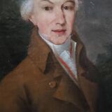 An old portrait of a gentleman dating from the late 18th century