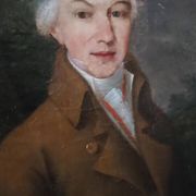 An old portrait of a gentleman dating from the late 18th century