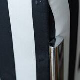 Pair of Seventies stripe armchairs