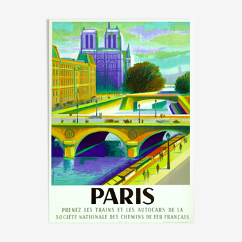Poster SNCF Paris