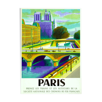 Poster SNCF Paris