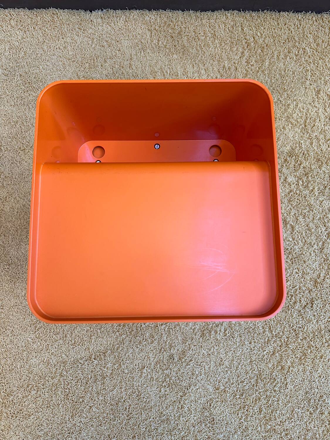 Prisunic Flair model plastic bedside table