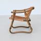 Espri safari chair in cognac leather and bamboo IKEA Sweden 1970