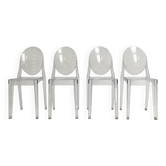 4 Victoria Ghost chairs by Philippe Starck for Kartell, after 2000.
