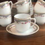 Série de 9 tasses anciennes