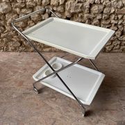 Folding PVC dessert table – Italian design – 1980s
