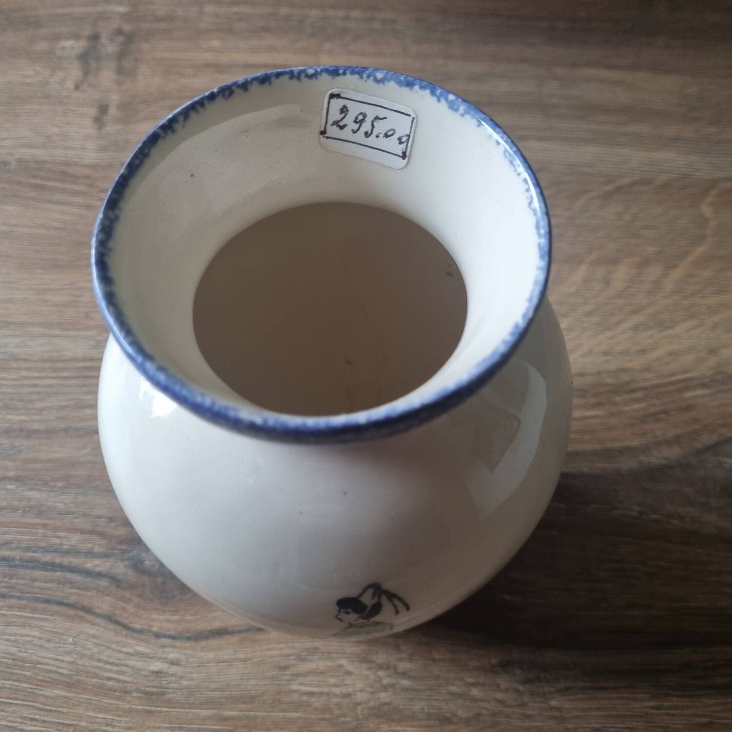 Ceramic vase HB Henriot Quimper Brittany