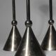 Silver Plated Memphis Candle Holders Set, 1980s