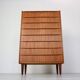 Mid-Century Modern Danish Chest of Eight Drawers, Tallboy in Teak, Denmark, 1960