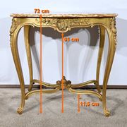 Small Middle Table in Golden Wood, Louis XV style – Late 19th century