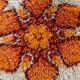 Desso pure wool round rug from the 70s