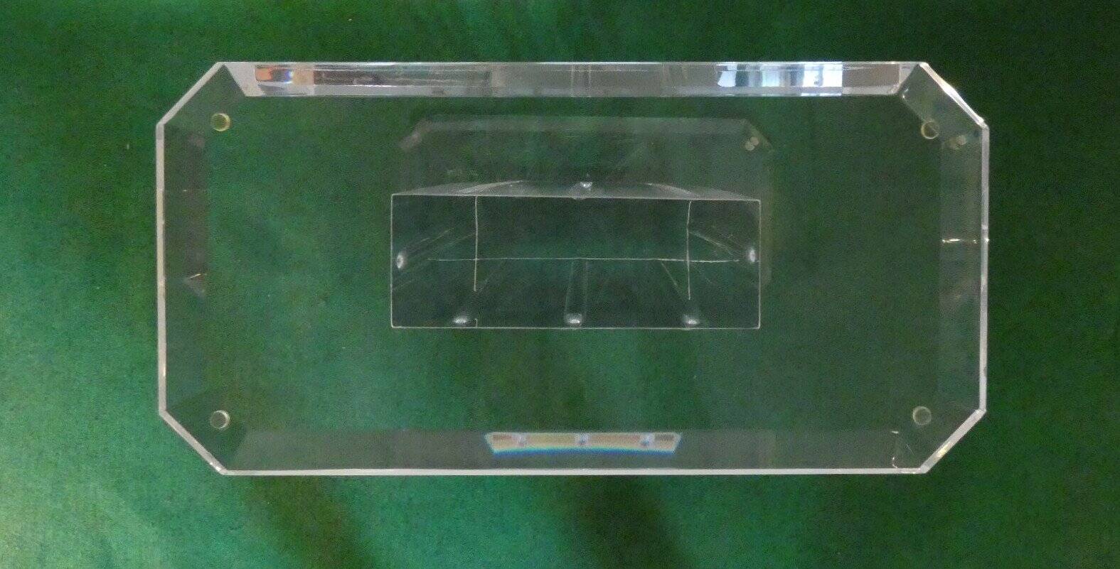 Sculptural base for acrylic glass table, Italy, 2000s