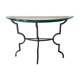 Console artelano "tavolara"  metal laque demi lune 1970 table d'appoint