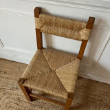 Rustic straw chair
