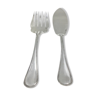 Christofle - Fish Service Cutlery Model Pearls