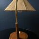 Mid-century modern Temde sisal desk lamp, Germany / Switzerland 1960s
