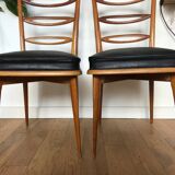 Pair of wooden chairs