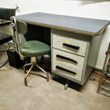 Metal industrial desk