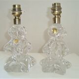 Pair of Crystal Lamp Feet