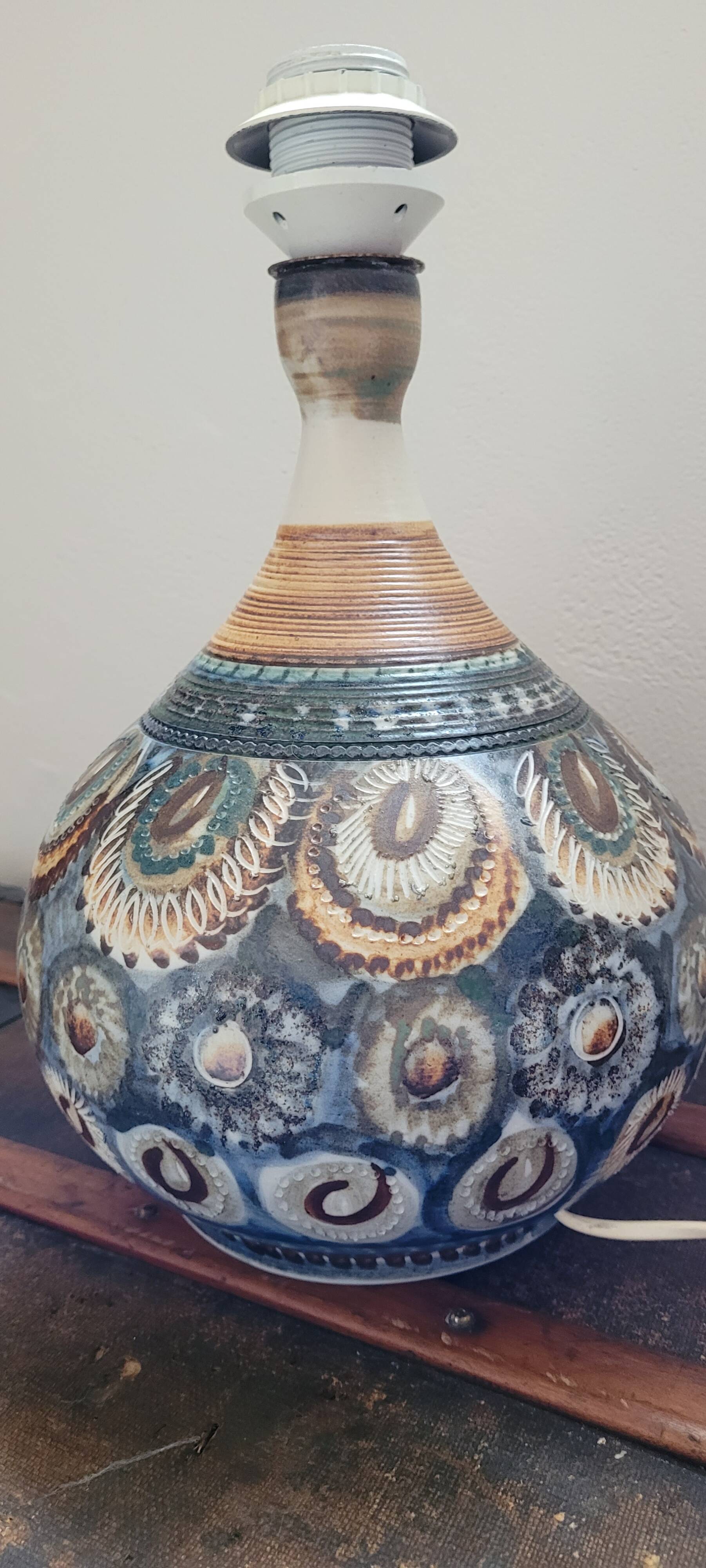 Lampe céramique Courjault La Cerisaie