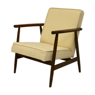 Armchair Henryk Lis 300-190 years 1970 fabric sparkling effect.