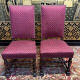 Pair of Haute Époque Renaissance - Louis XIII style chairs