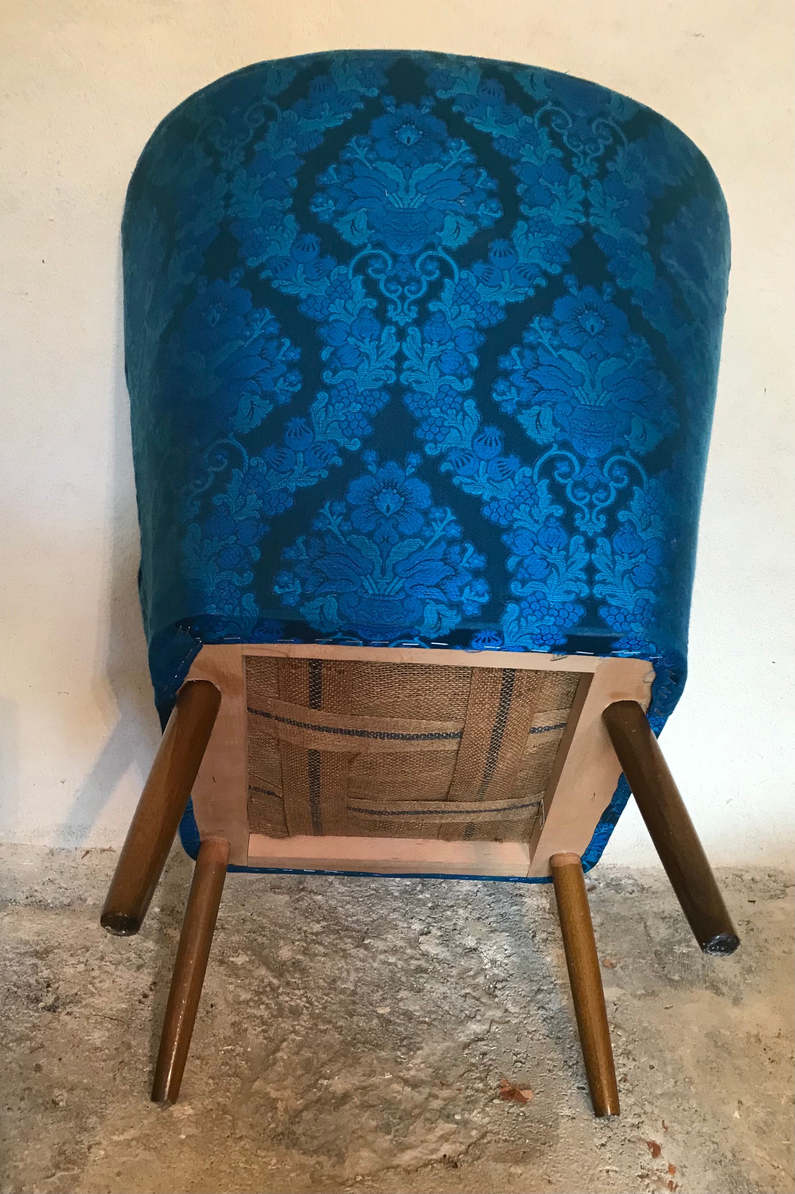 Vintage cocktail chair feet compass 1960's