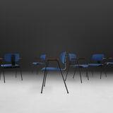 6 chairs by Willy Van der Meeren 1950's