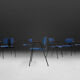 6 chairs by Willy Van der Meeren 1950's