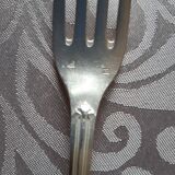 Art nouveau housewife, 48 pieces, 24 guests, foliage model, silver metal