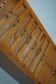 Vintage italian beech haberdashery shop cabinet, 1950s