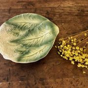Plat chou en barbotine vintage