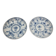 Antique Porcelain Plates By Bremer & Liebmann, around 1900
