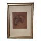 Painting, sketch on the theme of the horse, Pencil on XX th paper.