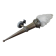 metal torch, glass flame