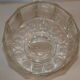 Cloche verre et plateau, art deco des années 30