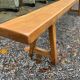 Paire de bancs en orme