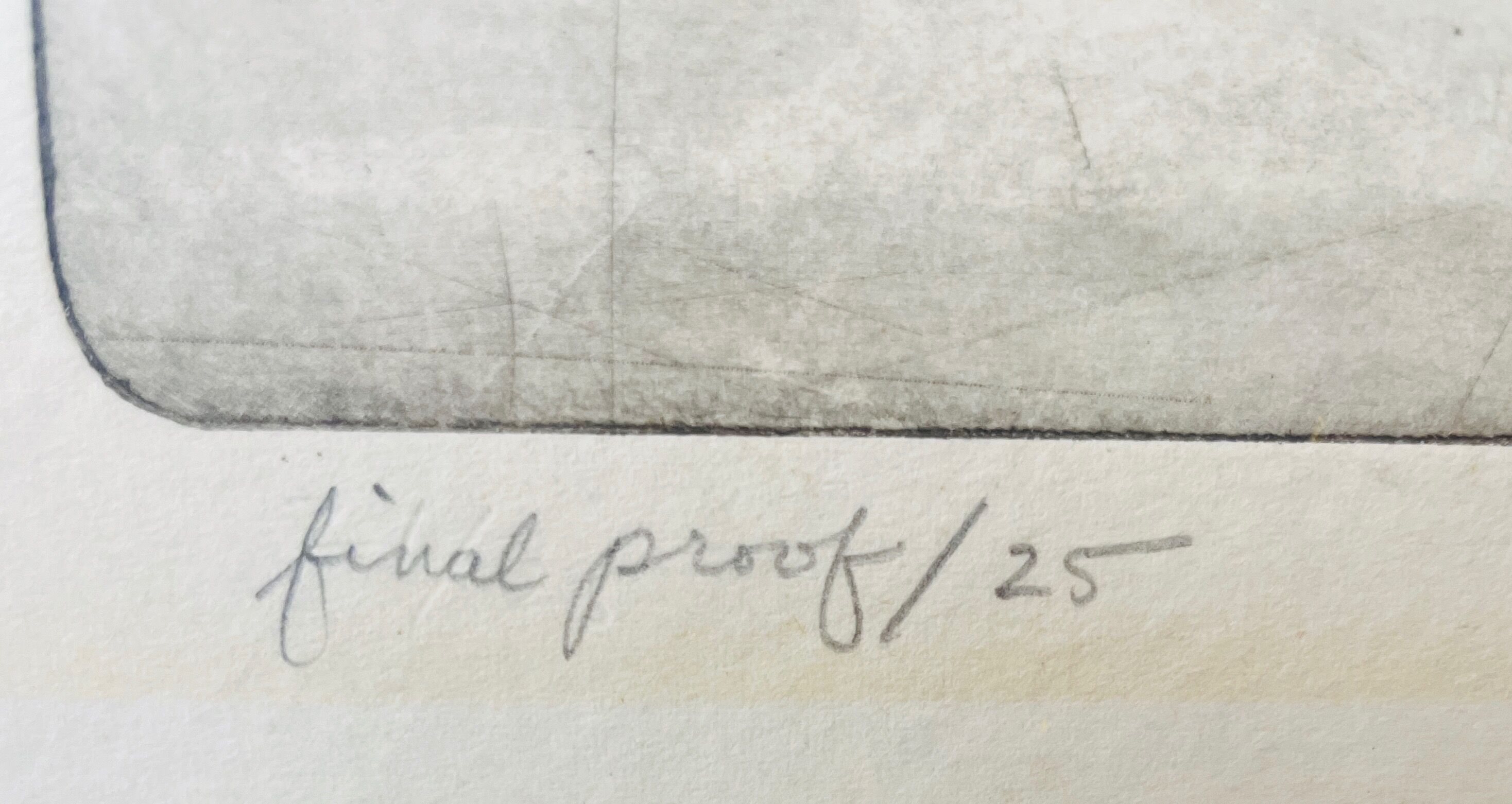 Signed painting sketch The Hille of Home by Muford Carter, wood frame