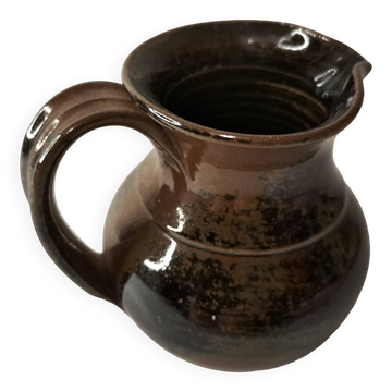 small stoneware pitcher from Puisaye