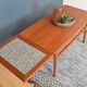 Restored Danish Teak Retro Trioh Draw Leaf Coffee Table