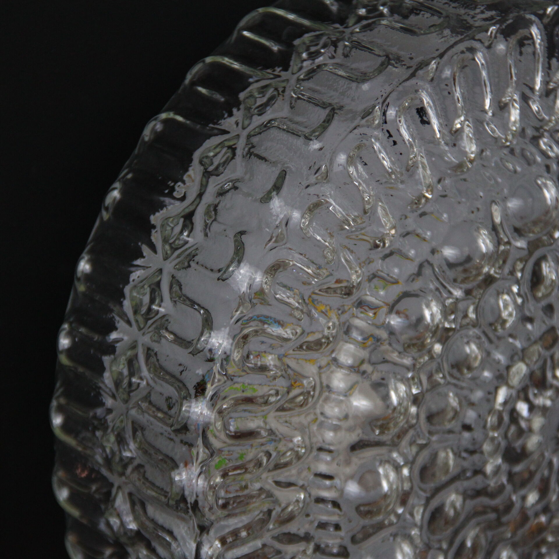 Round ceiling lamp, seventies