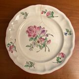 Set of 2 decorative floral plates