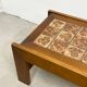 Table basse en bois et céramique